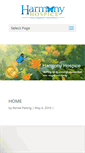 Mobile Screenshot of harmonyhospice.org